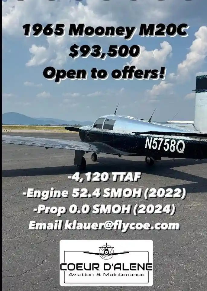 1965 Mooney M20 for Sale | Aircraft101